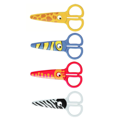 KeyRoad  Nůžky KeyRoad dětské plastové Zvířátka barevný mix