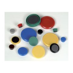 Magnety - průměr 24 mm/ červené/ 10 ks