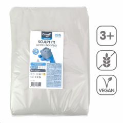 Creall  Modelovací písek Creall Sculpt it! - 1 750 g / náhradní náplň přírodní