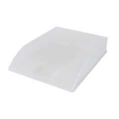 Kancelářský box na spisy Herlitz - bílá / transparentní