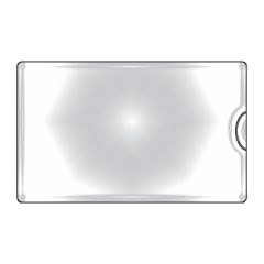 Samolepicí kapsy na vizitky - boční vkládání / 10 ks