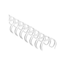 Drátěná vazba - 6,9 mm / bílá / 100 ks