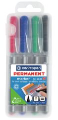 Popisovač Centropen Permanent 2846 / sada 4 ks