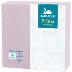 Harmony Color papírové ubrousky fialové 1-vrstvé 33 x 33 cm 50ks