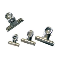 Klipy kovové stříbrné - 75 mm