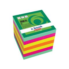 Záznamní kostky barevné Herlitz - 9 cm x 9 cm x 9 cm / 700 lístků / lepená vazba