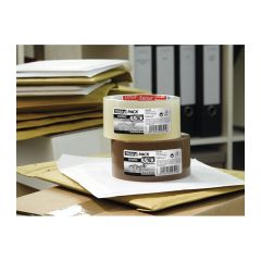 Balicí pásky Tesa Strong NEHLUČNÉ - 48 mm x 66 m / hnědá