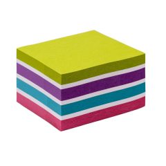 Samolepicí bloček Kores Cubo Pastel - 75 x 75 mm / 450 lístků