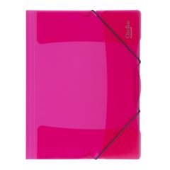 Karton P+P  Spisové desky A4 s gumou Opaline - červená