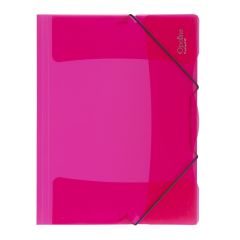 Spisové desky A4 s gumou Opaline - červená