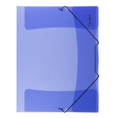 Spisové desky A4 s gumou Opaline - modrá