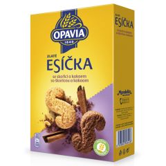 Opavia  Opavia Zlaté Esíčka sušenky se skořicí a kakaem 220g