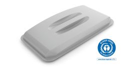 Víko na odpadkový koš Durabin ECO 60 l / šedá