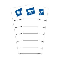 Štítky na pořadače samolepicí - pro pořadače šíře 75 mm / 10 ks