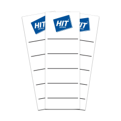 Štítky na pořadače samolepicí - pro pořadače šíře 75 mm / 10 ks