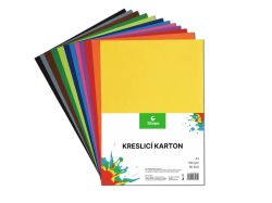Barevný karton - A3 / 180 g / 60 listů / barevný mix