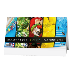 Kalendář stolní čtrnáctidenní Barevný svět / BSDH