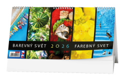 Kalendář stolní čtrnáctidenní Barevný svět / BSDH