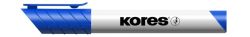 Popisovač Kores K-Marker Whiteboard - modrá / klínový hrot