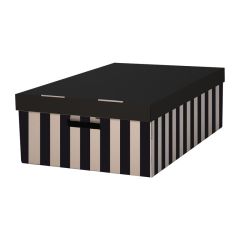 Krabice úložná s víkem - 56 x 37 x 18 cm / 2 ks