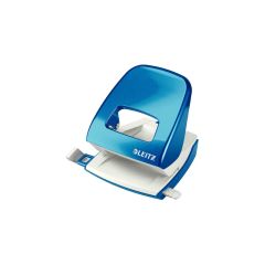 Kancelářský děrovač Leitz NeXXt 5008 / metalická modrá - 30 listů