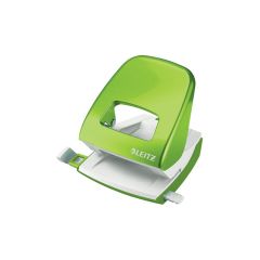 Kancelářský děrovač Leitz NeXXt 5008 / metalická zelená - 30 listů