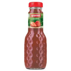 Džus Granini jahoda 100% 0,2 l / sklo