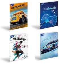 Úkolníčky - A5 / mix motivů pro kluky
