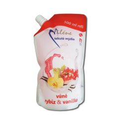 Tekuté mýdlo Miléne rybíz a vanilka - náplň / 500 ml