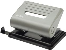 Kancelářský děrovač Eagle - šedá