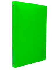 Luma  Desky A4 kroužkové LUMA - 4- kroužek / neon zelená