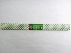 Papír krepový 9755/57 BÍL+zelené tečky